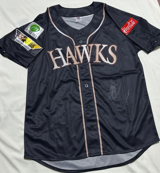 [ autograph autograph ] Fukuoka SoftBank Hawks /. rice field ../. number 9/ Uni Home / beautiful goods / rare 