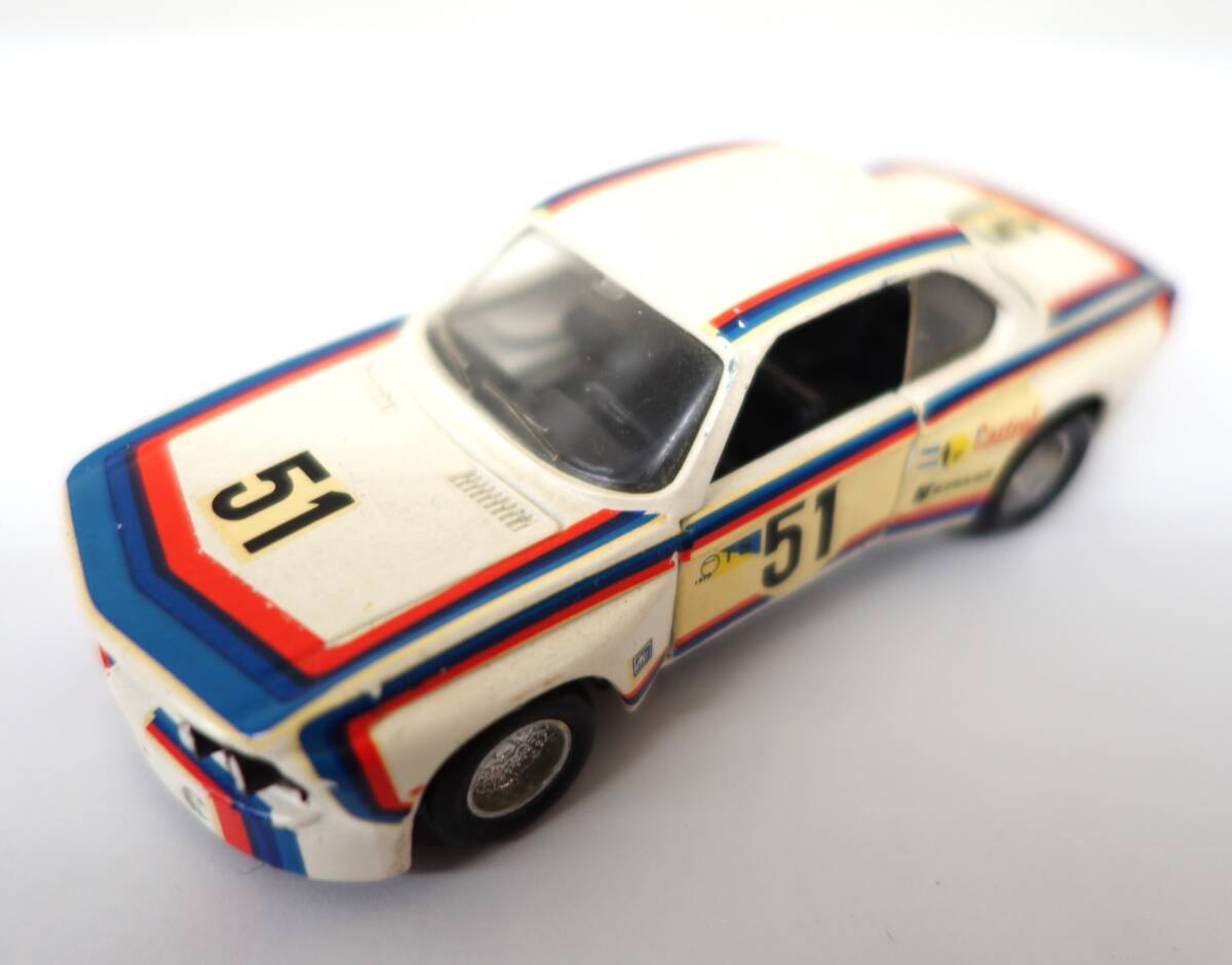 レトロコレクション　当時物 ＊Solid ソリド　MADE IN FRANCE フランス製 ＊BMW 3,0 CLS ＊1/43 ミニカー＊NO.25 1974年＊1973 LE MANS _画像3