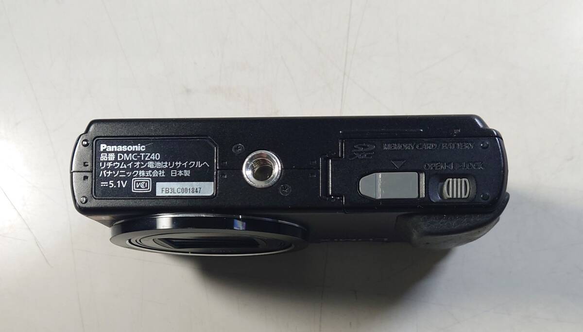 KN4655 【ジャンク品】 Panasonic パナソニック LUMIX DMC-TZ40 コンパクトデジタルカメラの画像4