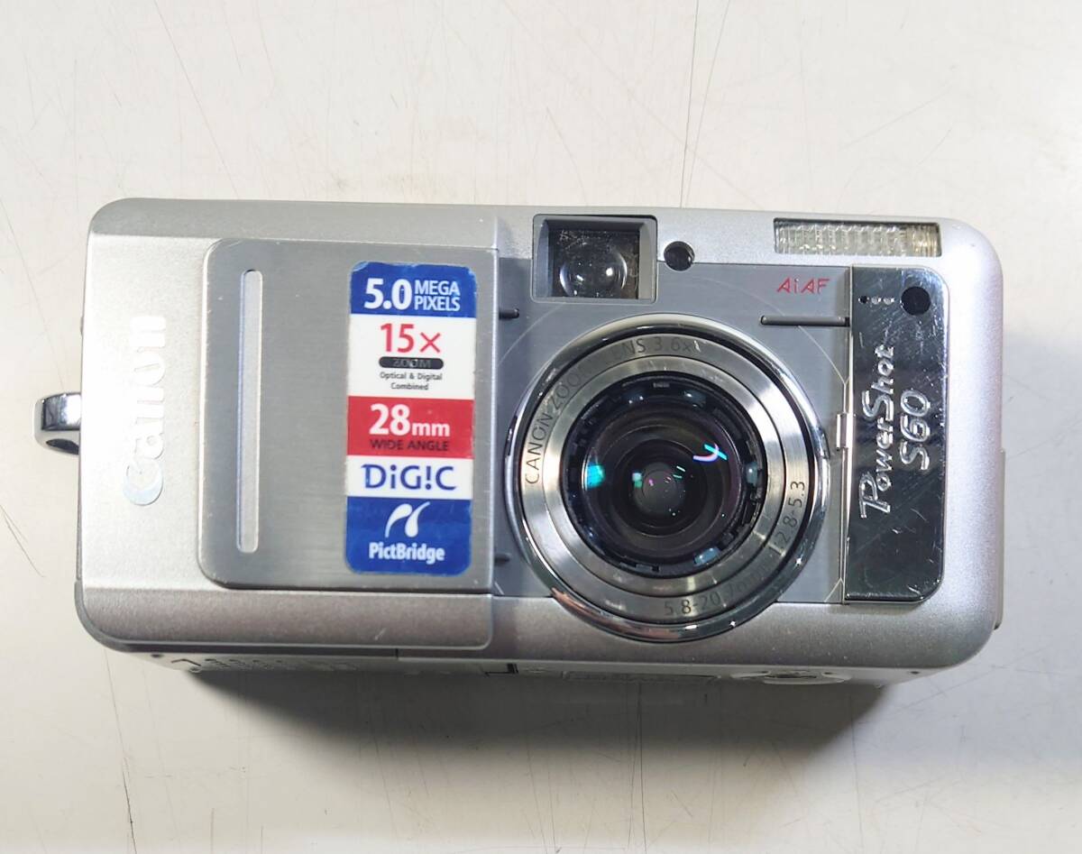 KN4662 【ジャンク品】 Canon Power Shot S60 PC1088 コンパクトデジタルカメラの画像2