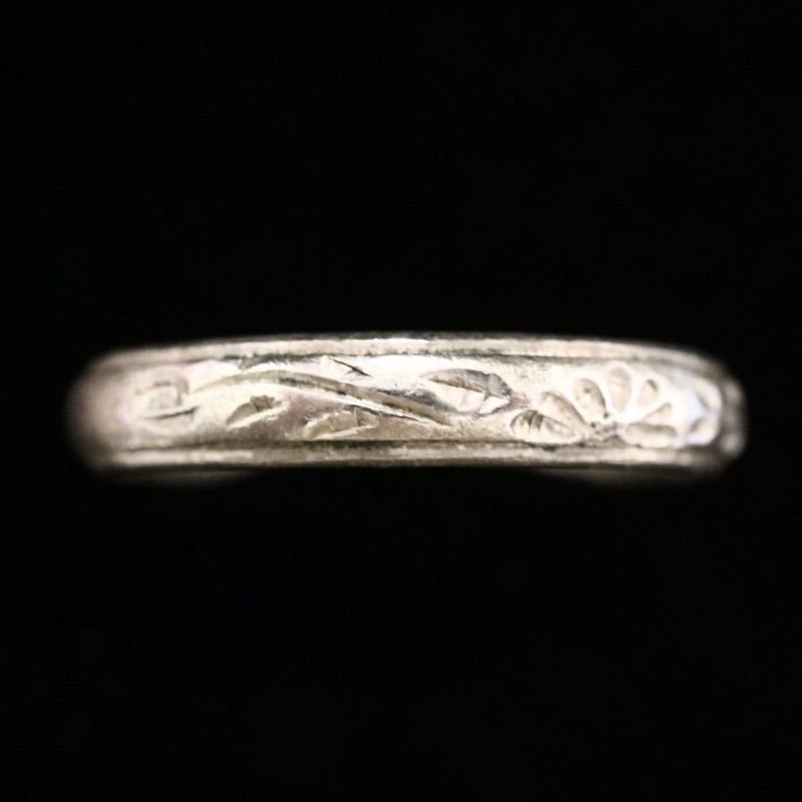 純銀刻印 造幣局刻印 シルバー リング 指輪 約21号 ヴィンテージ ビンテージ アンティーク SILVER シルバーリング アクセサリー 装飾品 G1_画像2