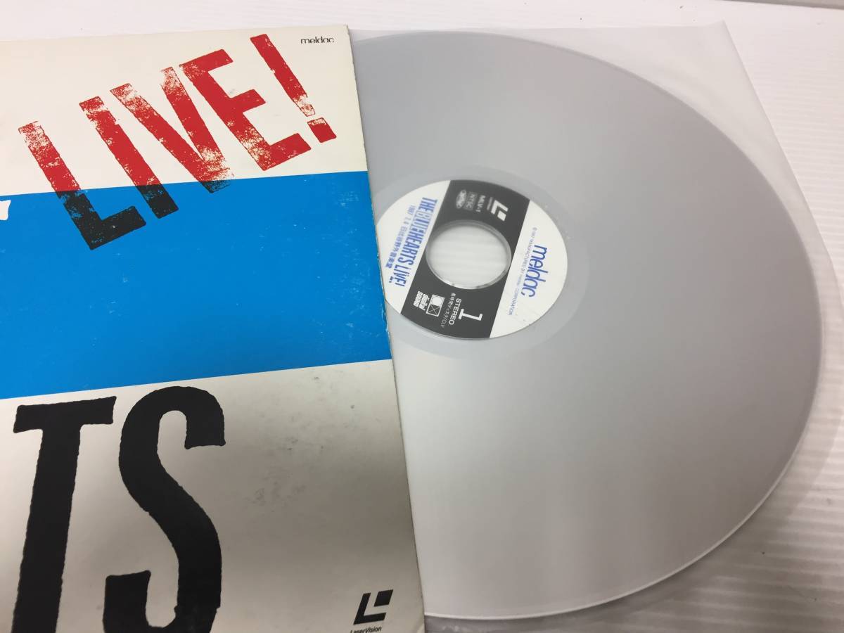 ♪THE BLUE HEARTS LIVE！1987 7.4 日比谷野外音楽堂 ザ・ブルーハーツ レーザーディスク 歌詞付 中古 動作未確認 (NF231124) Zi-1392Wの画像3