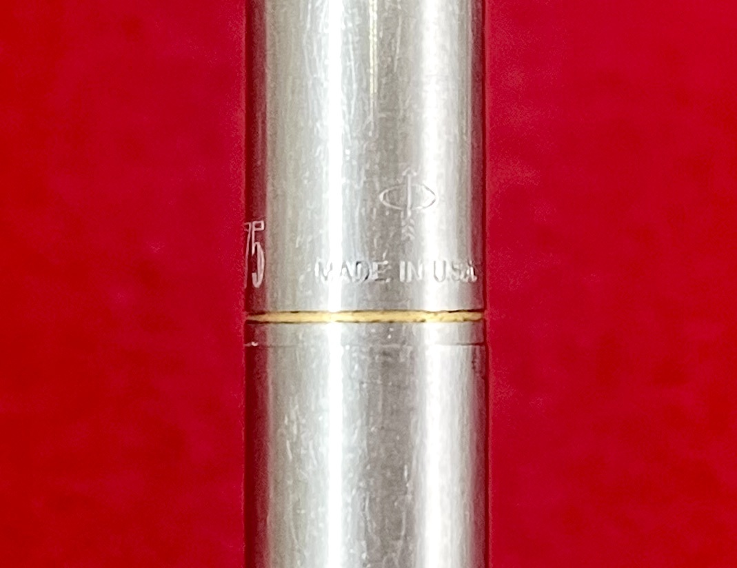 ☆G) 万年筆 PARKER 75 パーカー ペン先 14K POINT USA. XF 筆記用具 ★の画像10