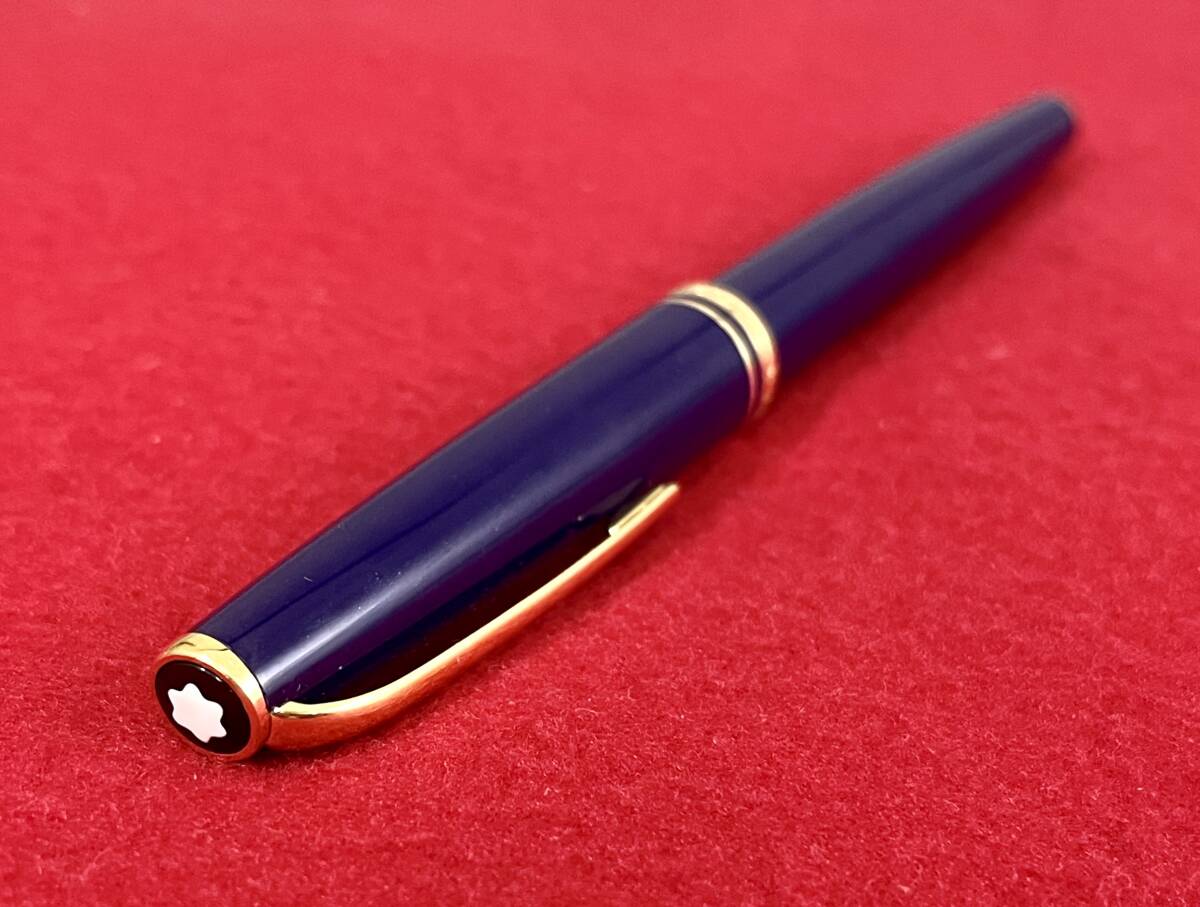 ☆I) 万年筆 MONTBLANC モンブラン ペン先 14K /ct 585 ネイビー 筆記用具 ★_画像10