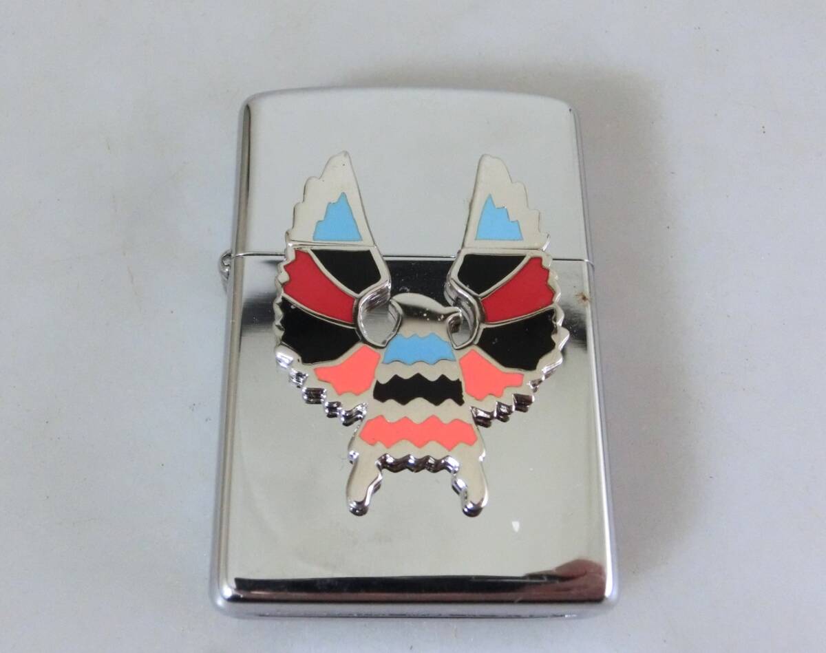 ☆W202)未使用 zippo ジッポ ライター/鳥 インディアン USA製◆_画像2