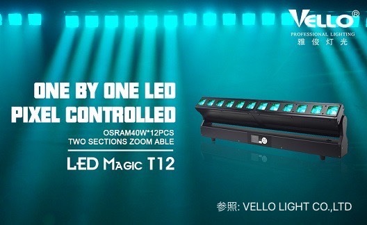 美品 LED Magic T12 WASH BEAM ムービングライト VELLO 1台のみ 舞台照明 照明機材 中国製の画像10
