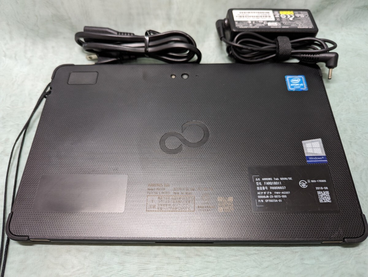 Fujitsu タブレット-ARROWS Tab Q508/SE CPU Atom x5 SSD128GB 