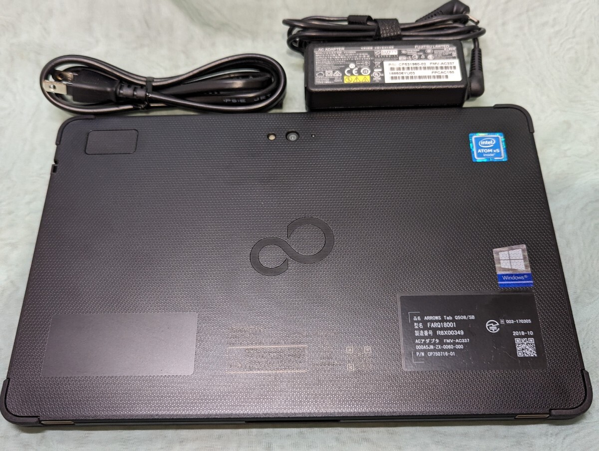 Fujitsu タブレット ARROWS Tab Q508/SB (Win 10) 64GB