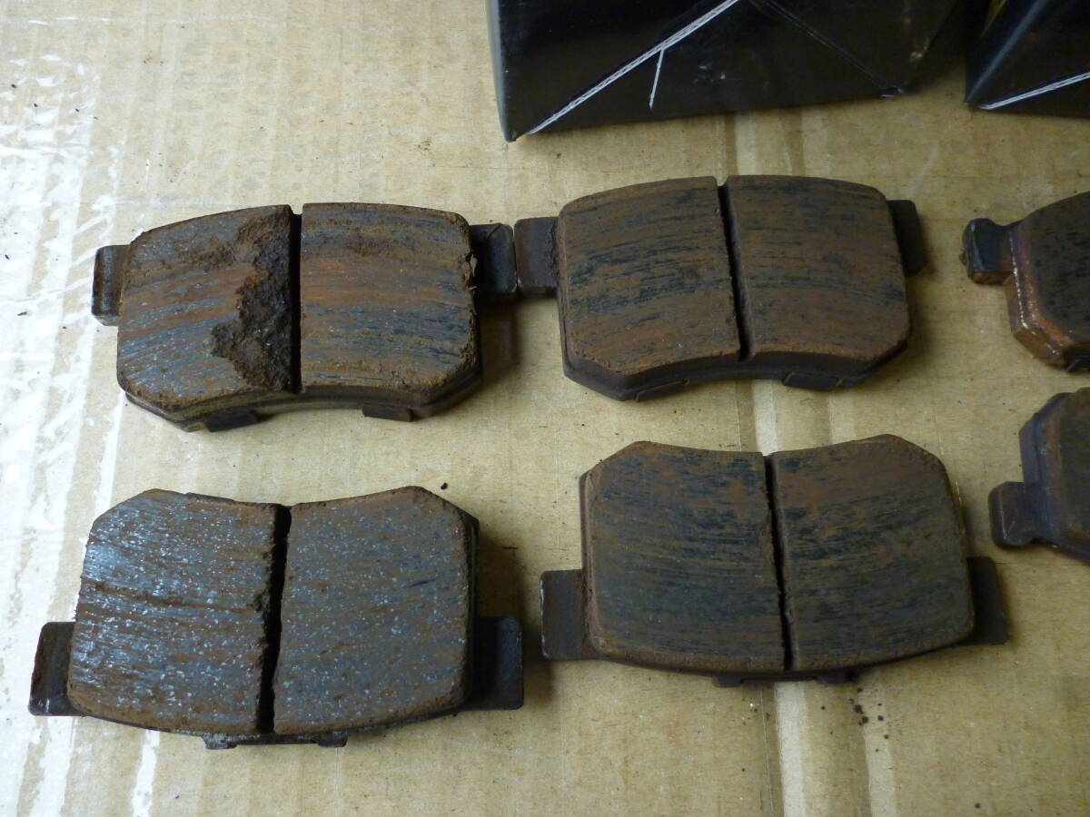 S660 Dixcel brake pad Z type rom and rear (before and after) for 1 vehicle 1000 kilo use!
