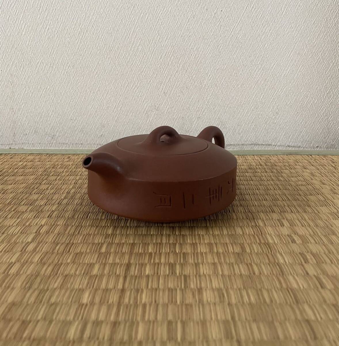 中国宜興紫砂 急須 茶器 茶壺 在銘 時代物 古美術 唐物 煎茶道具 _画像4