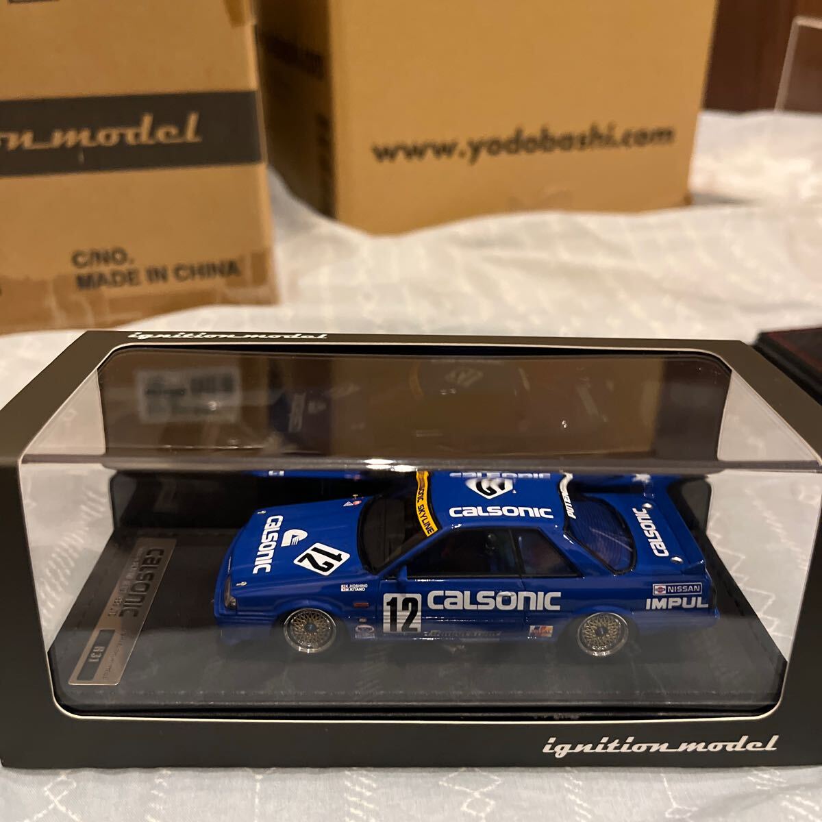 1/18 CALSONIC Skyline (#12) 1989 JTC With Mr Hoshino 並行 1/18 CALSONIC Skyline (#12) 1989 JTC With Mr Hoshino 並行