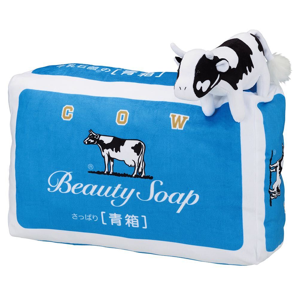 未開封2種セット☆牛乳石鹸 一番くじ クッション 赤 青 牛 A賞 未開封2種セット☆牛乳石鹸 一番くじ クッション 赤 青 牛 A賞