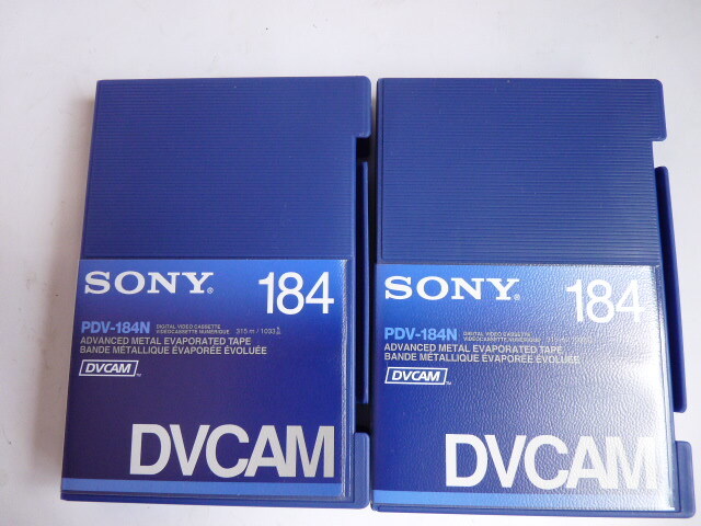 未使用２巻◆SONY/ソニー　DVテープ　DVCAM　PDV-184N_画像1