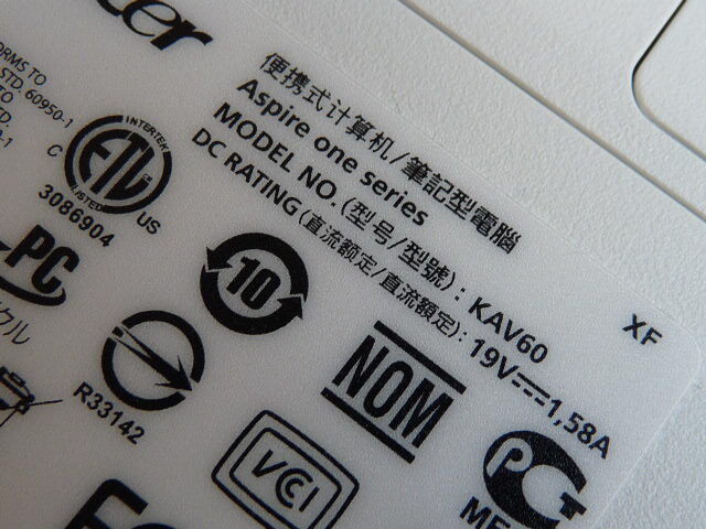 HDD нет / аккумулятор не возможно / прекрасный товар *acer KAV60 Aspire one D250-Bw83