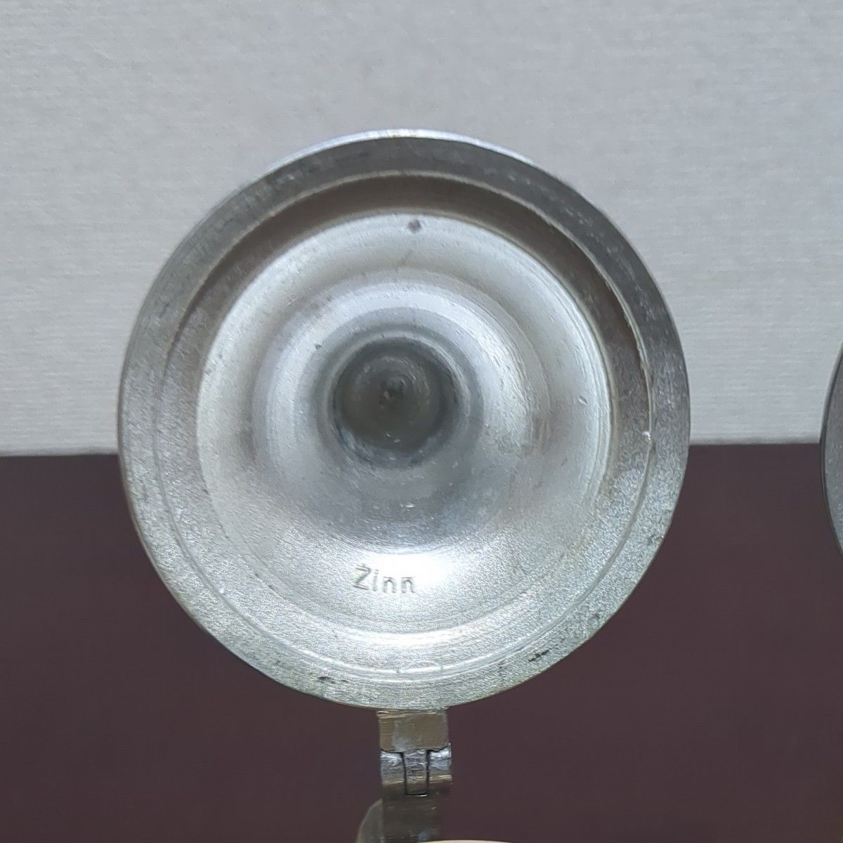 旧西ドイツ製　錫（スズ ビールジョッキ 陶器　2個セット