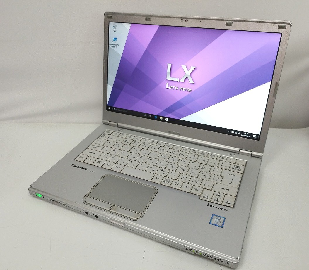 6652 ストレージ欠品等 CF-LX6RDPVS I5 7300U 2.6Ghz 8GB 簡易確認 ジャンクじゃないけど部品取りにどうぞ!
