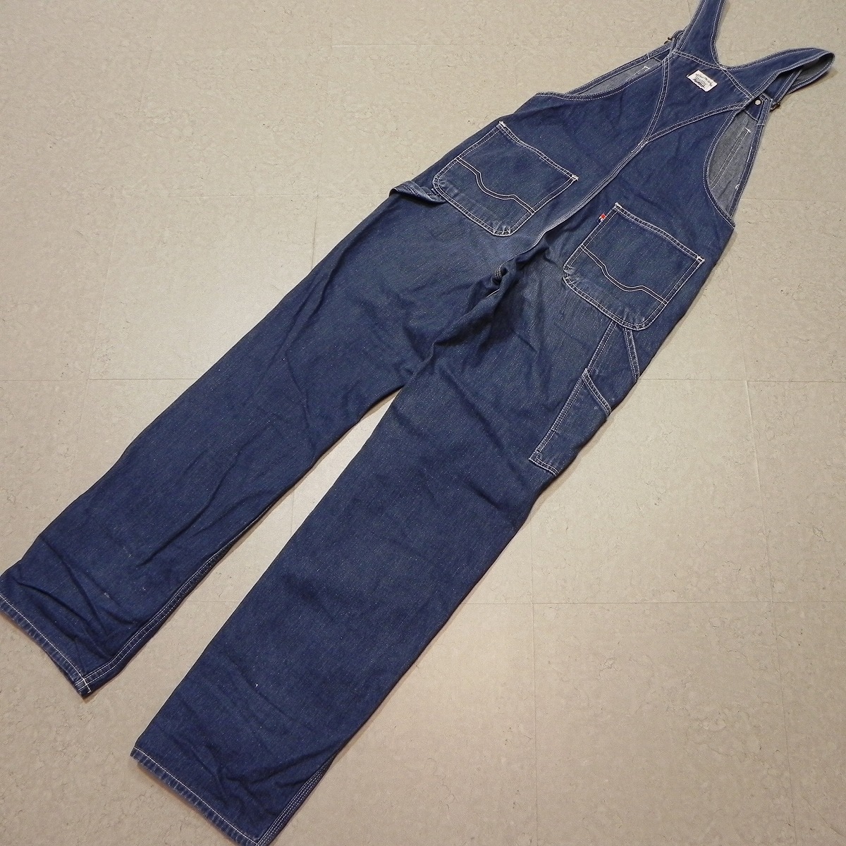 -28* Vintage 70s 80s[JOHN BULL] the first period Johnbull Denim overall W28 old clothes retro that time thing *