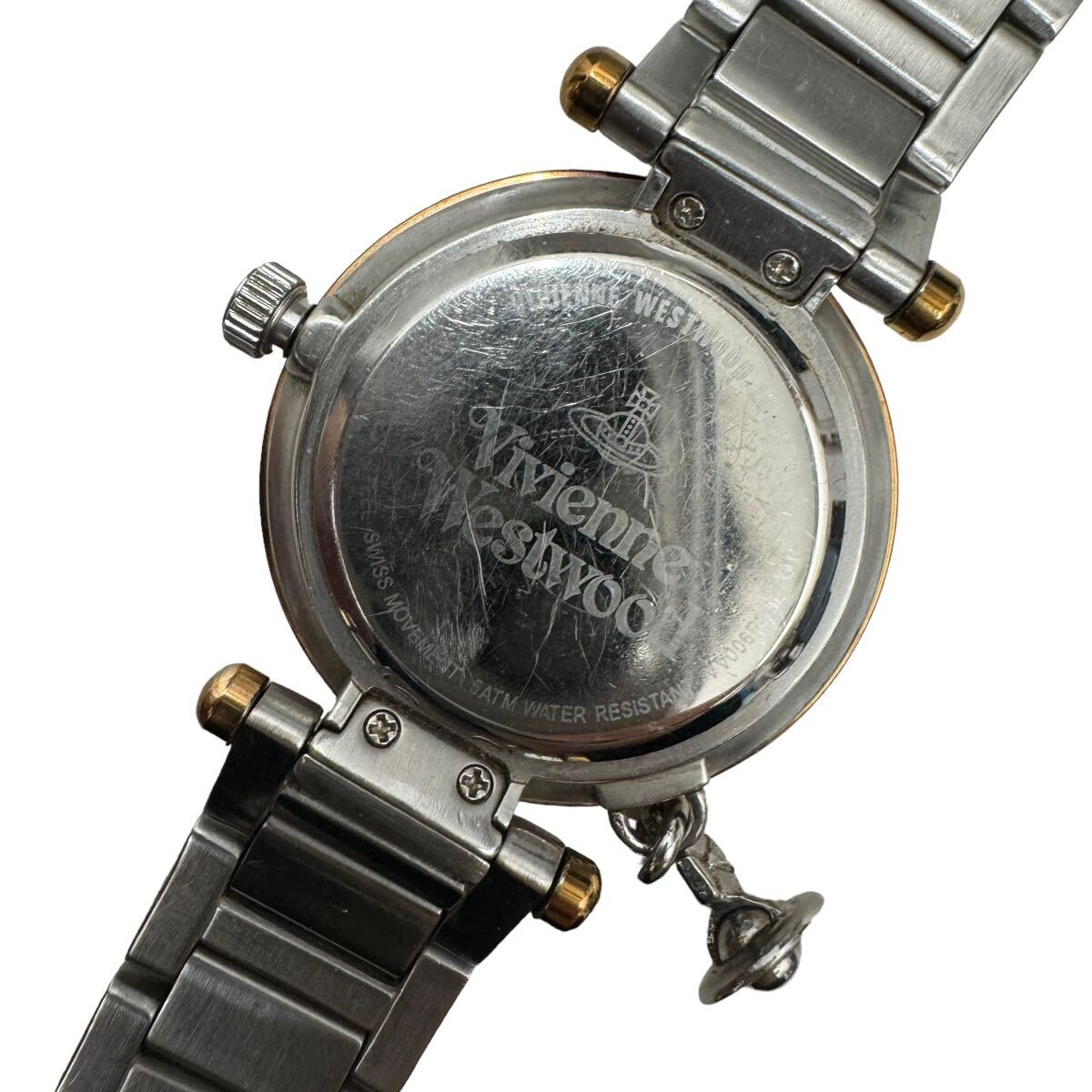 中古 箱付き VivienneWestwood(ヴィヴィアン) 腕時計 ディアマンテハート インデックス VV006RSSL レディース 9611の画像4