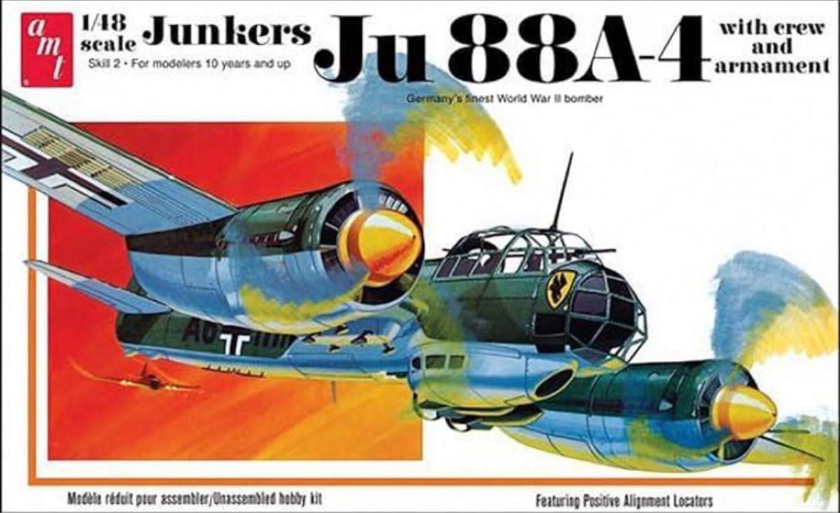 【新品未開封】プラッツ 1/48 ドイツ空軍 ユンカース Ju88A-4