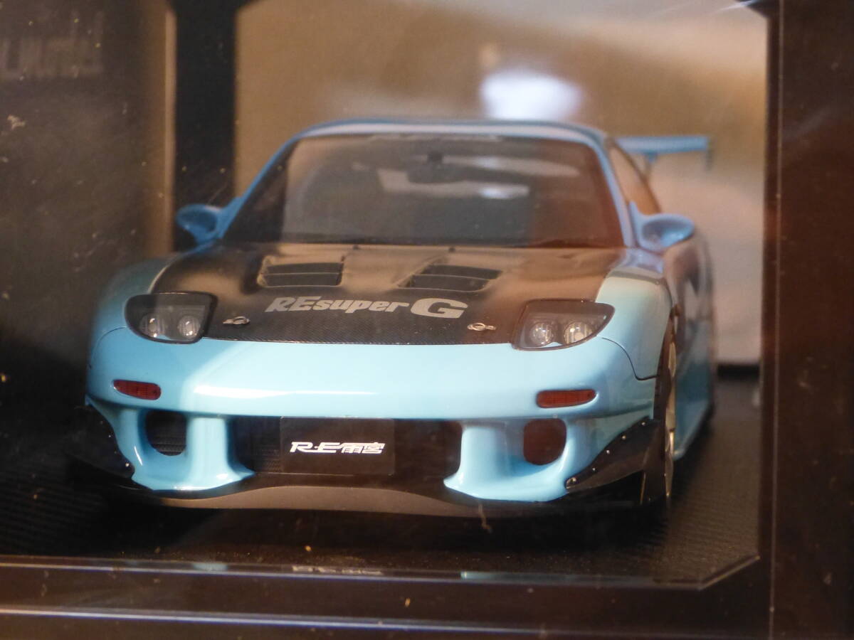 IG 1/18 Mazda RX-7 FD3S RE Amemiya light Blue IG2231 マツダ IG 1/18 Mazda RX-7 FD3S RE Amemiya light Blue IG2231 マツダ