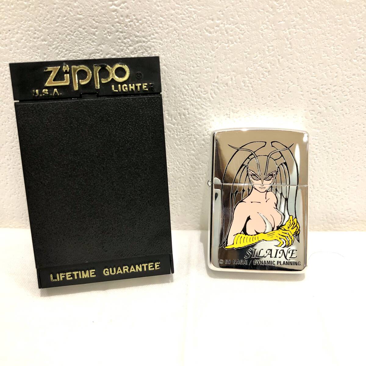 (M3672-4) 【未使用】ZIPPO デビルマン SILAINE /ジッポ シレーヌ 喫煙具_画像1