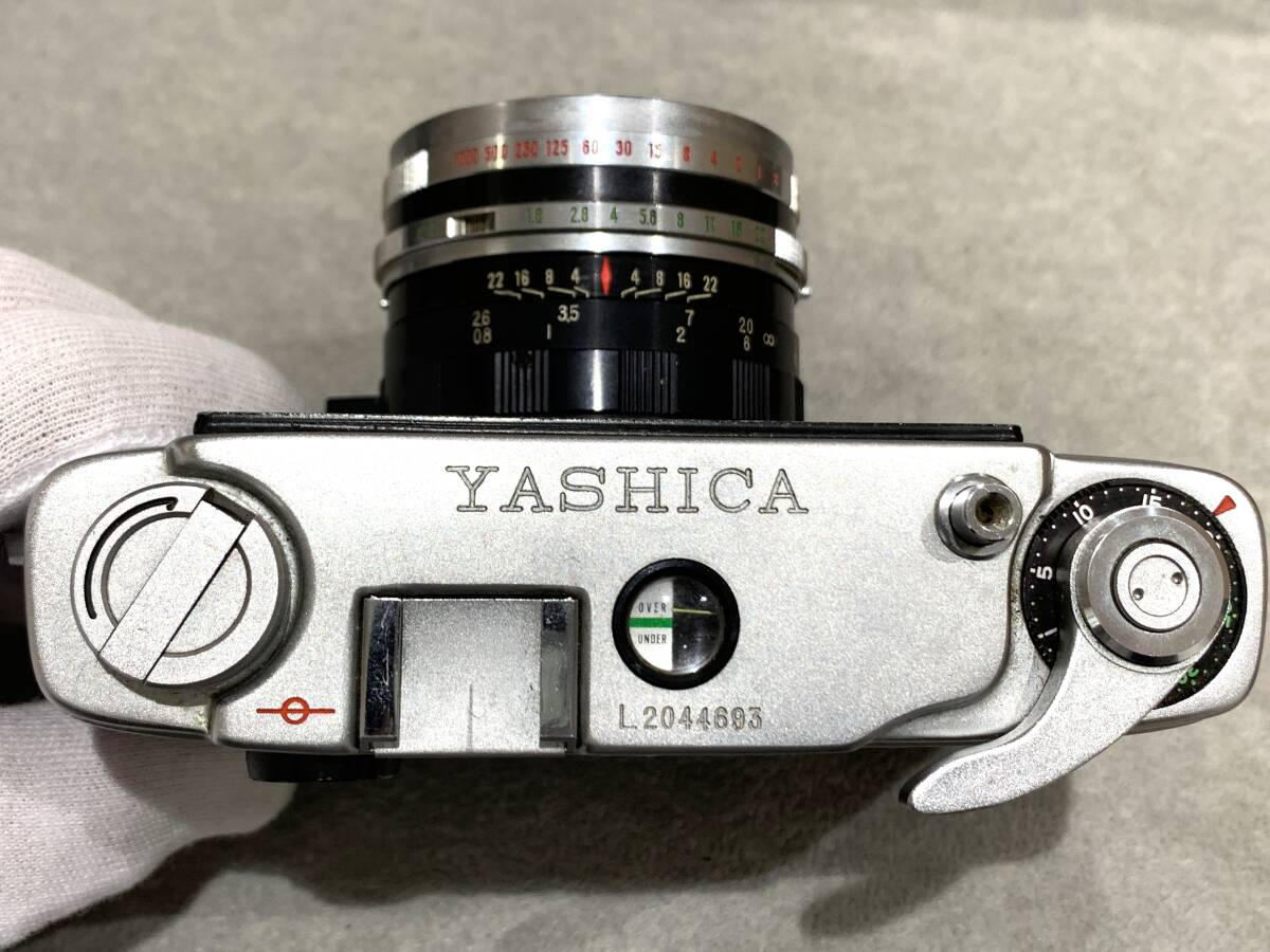 (SM1373-1) YASHICA ヤシカ LYNX-1000 フィルムカメラ レンジファインダー アンティーク レトロ 一眼レフ カメラ 昭和_画像5