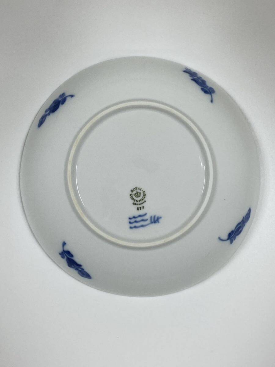 (I9830) 美品 ROYAL COPENHAGEN ロイヤルコペンハーゲン ブルーフラワー ボウル プレート 深皿の画像3