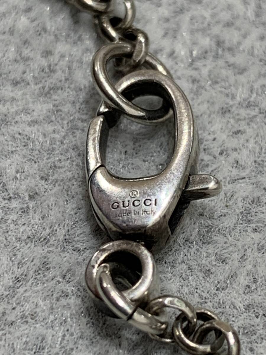 (HE956) * прекрасный товар * GUCCI Gucci двойной G ключ узор колье 627757 серебряный 925 SV925 принадлежности есть аксессуары 