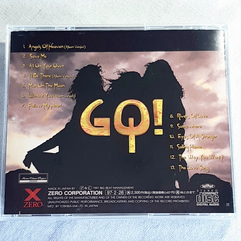 FAIR WARNING「GO!」＊メロディアスなサウンドで絶大な人気を誇るハード・ロック／ヘヴィ・メタル・バンド　＊1997年リリース_画像2