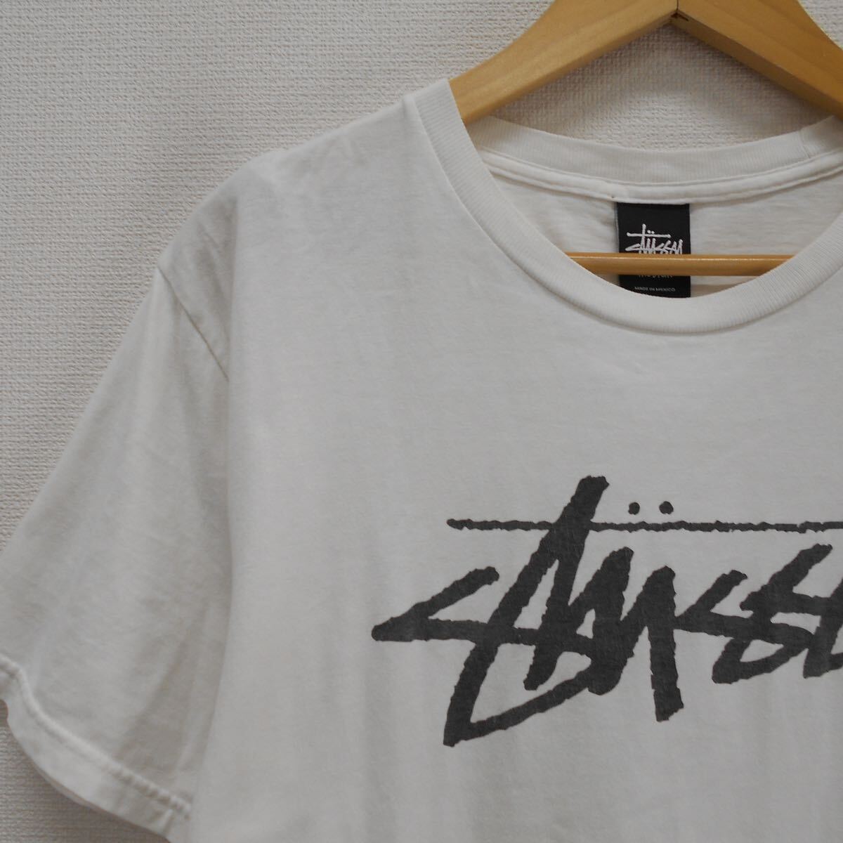 STUSSY ステューシー ストックロゴ 半袖 Tシャツ プリント M 10115143_画像3