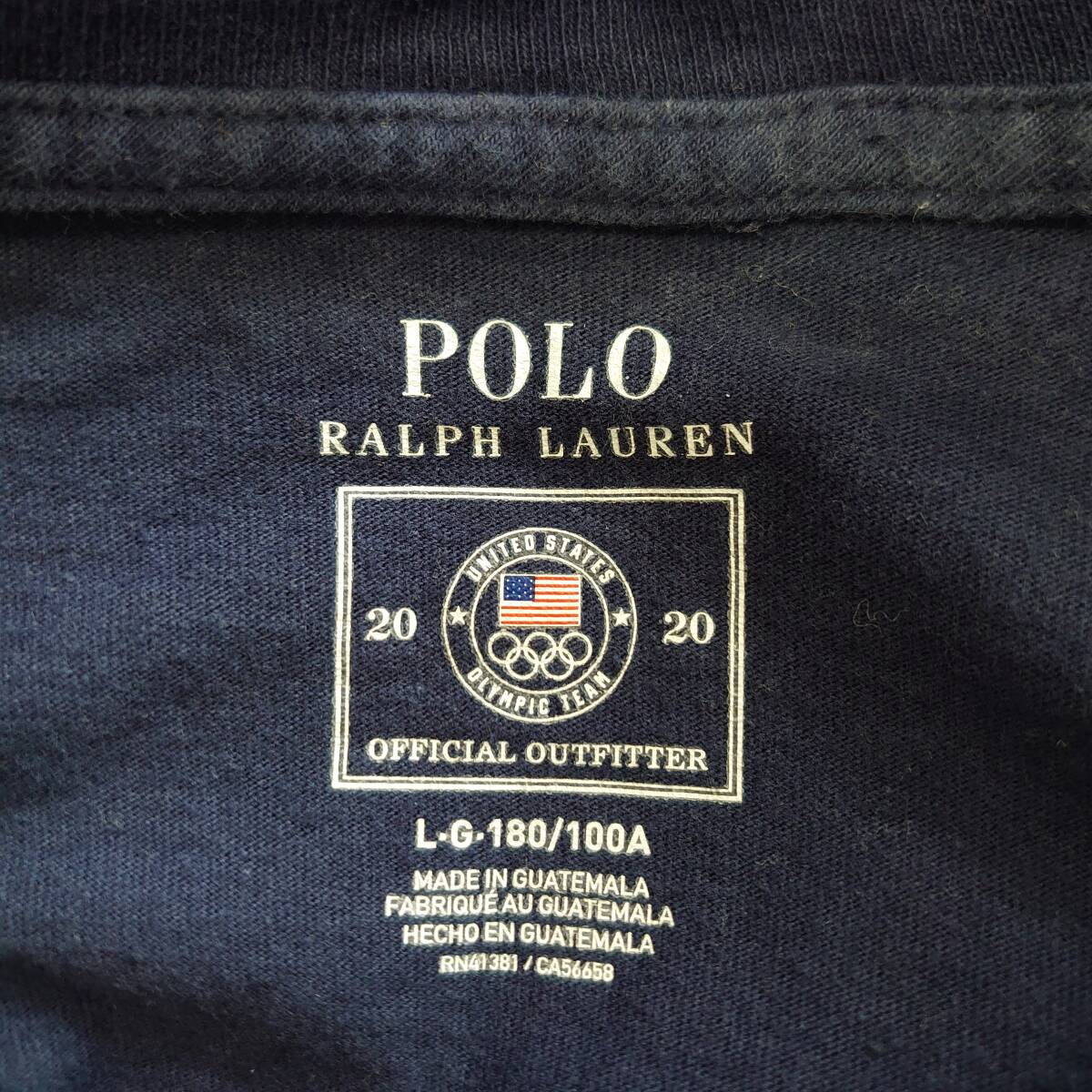 POLO RALPH LAUREN ポロ ラルフ ローレン TOKYO オリンピック Tシャツ 東京オリンピック記念モデル 半袖 コットン L 10106899_画像6