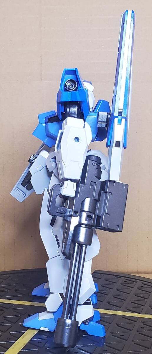 HG　ガンダムルブリス・ウル　組み立て、塗装済み（塗装剥がれあり）、箱・説明書なし（画像にあるものは付属）、ジャンク品_画像2