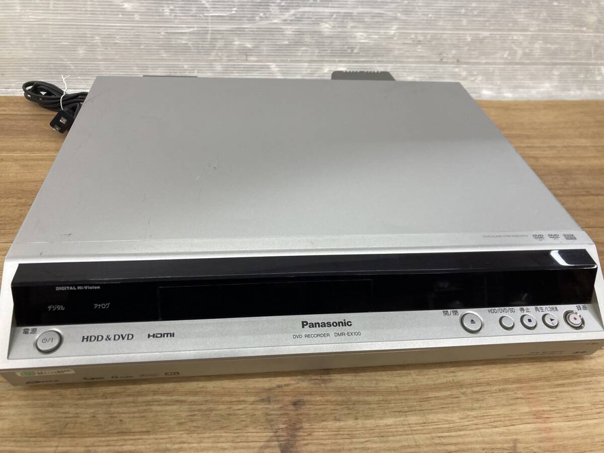 送料無料S77553 Panasonic DVDレコーダー DMR-EX100 良品_画像1