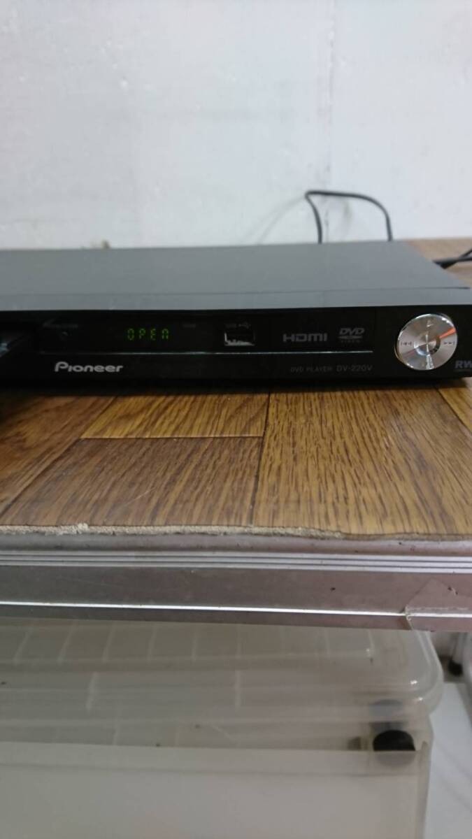送料無料E57095 Pioneer パイオニア DVDプレーヤー DV－220V 中古品 リモコン付の画像4