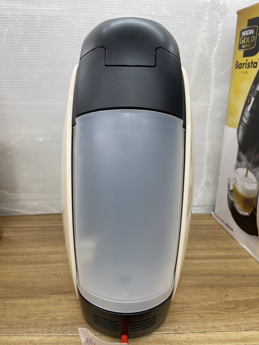 送料無料S82542 コーヒーメーカー ネスカフェ NESCAFE barista 本体 白 自宅カフェ PM9631-W 美品_画像4