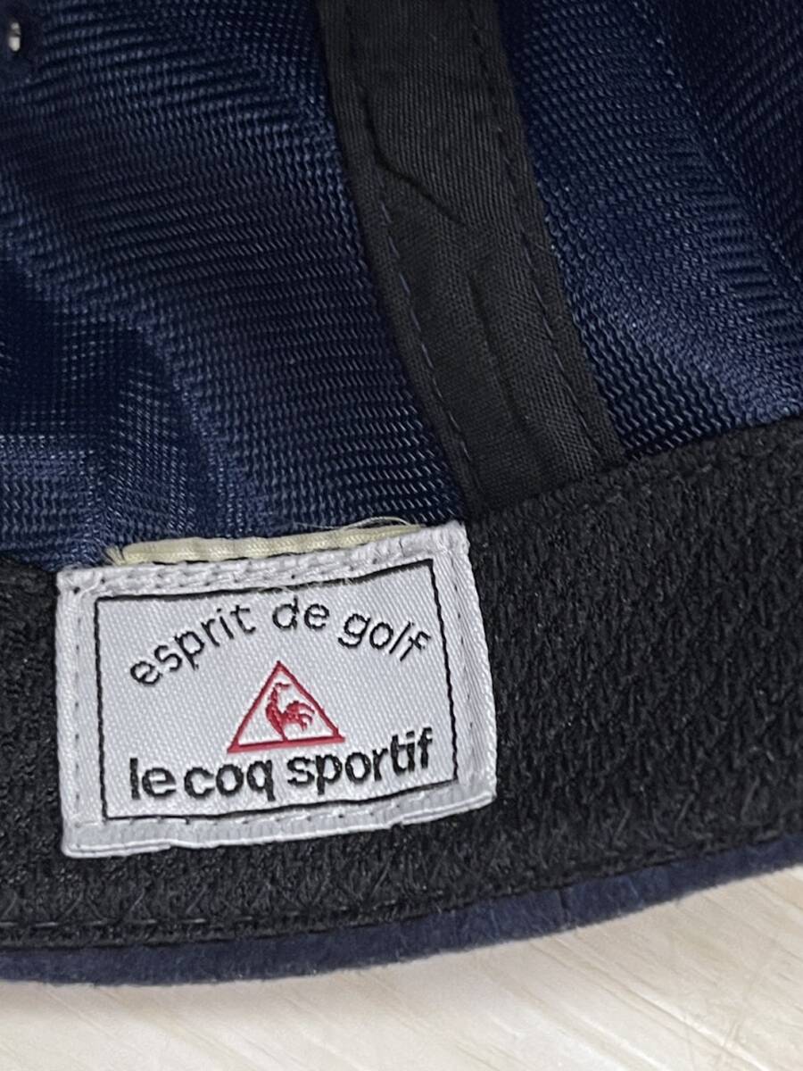  бесплатная доставка S74790 lecoq sportif шляпа golf Le Coq s Porte .f темно-синий s.-do способ хорошая вещь примерно 57cm ( настройка возможно )