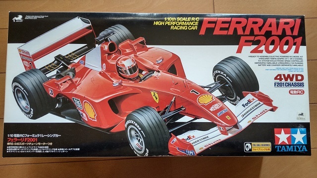 タミヤ　1/10　フェラーリＦ2001　中古品_画像2