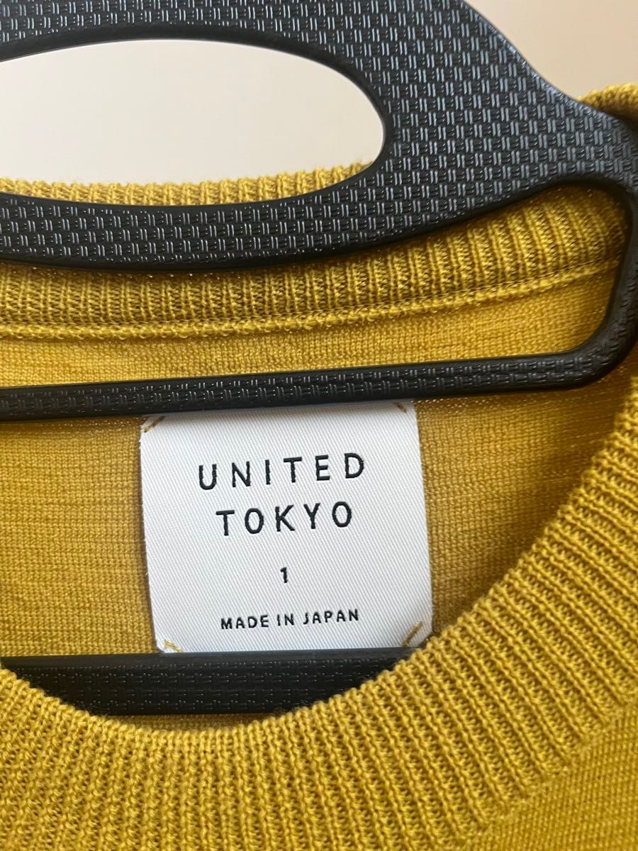 UNITED TOKYO 18Gウォッシャブルクルーネックニット