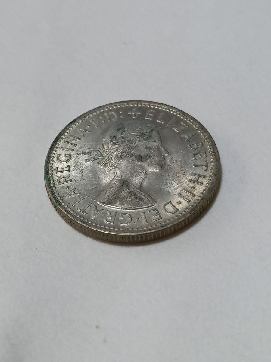 オーストラリア　1フローリン　銀貨　1954年　エリザベス2世