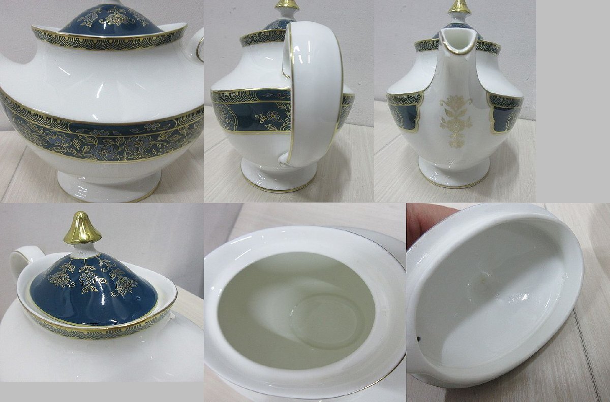 ★ROYAL DOULTON ロイヤルドルトン CARLYLE カーライル カップ＆ソーサー プレート ティーポット クリーマー シュガーポット★洋食器★_画像10