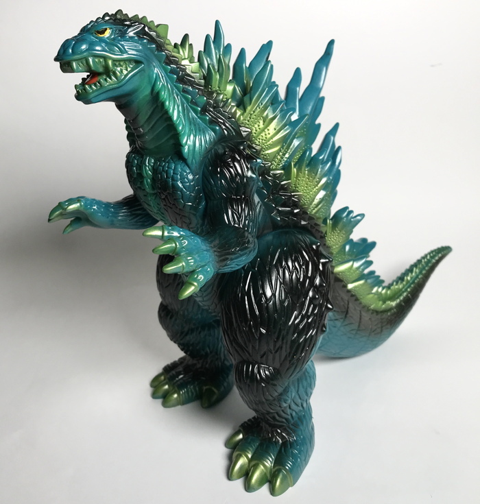 マルサン ミレニアムゴジラ 350 昭和グリーンカラー レア 赤目ver. ミレゴジ Millennium GODZILLA 350 Red Eye Ver. marusan ソフビ sofvi_※画像はイメージです。目は、赤目ver.です