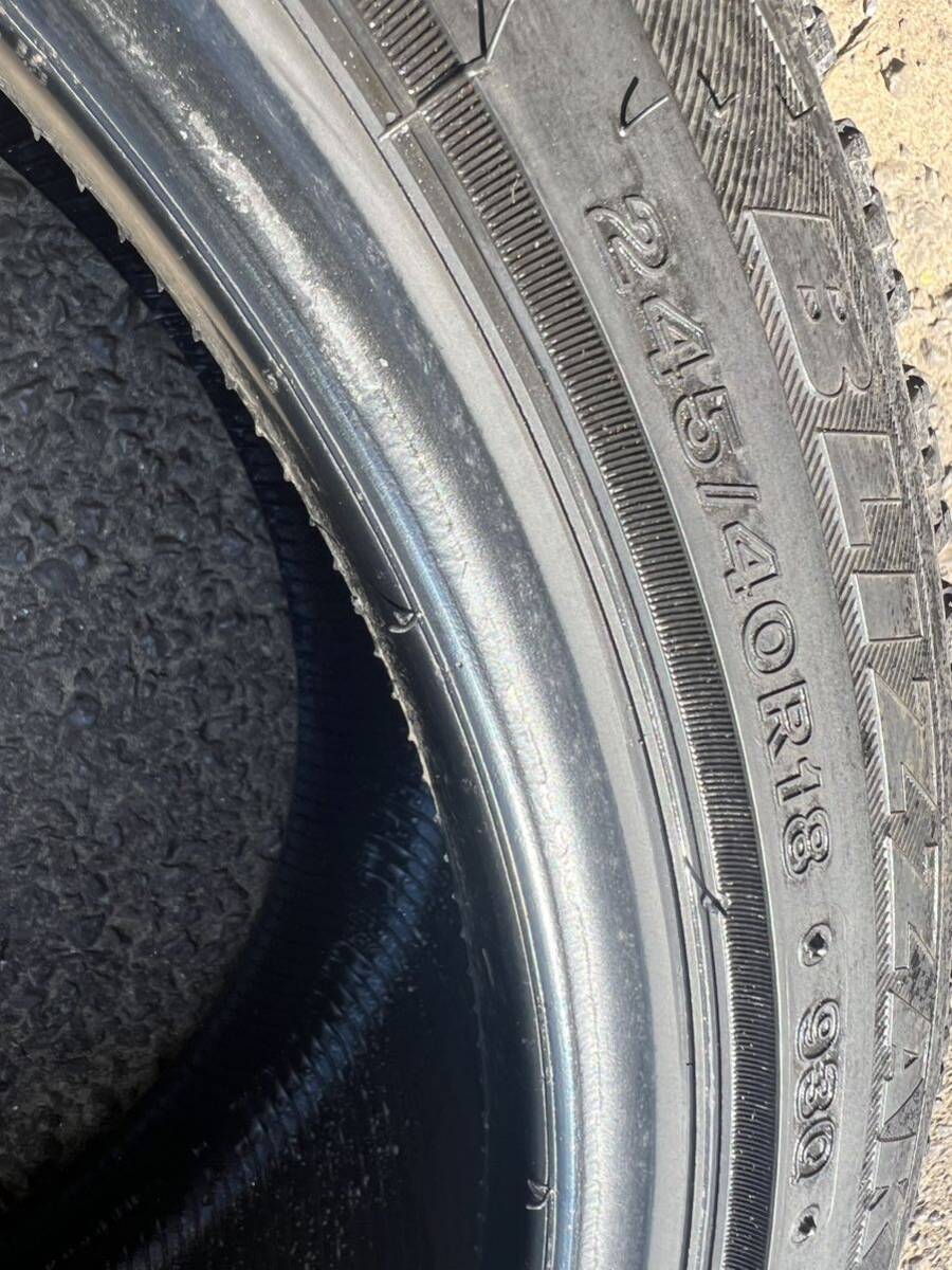 ブリヂストン ブリザック BLIZZAK VRX 245/40R18 2016年製　スタッドレス　4本セット_画像8