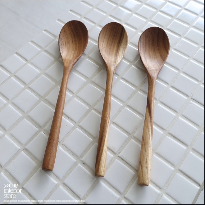  natural wood soup spoon L19.5cmtina- spoon curry spoon wooden cutlery handmade wood spoon cheeks material world three large . tree 