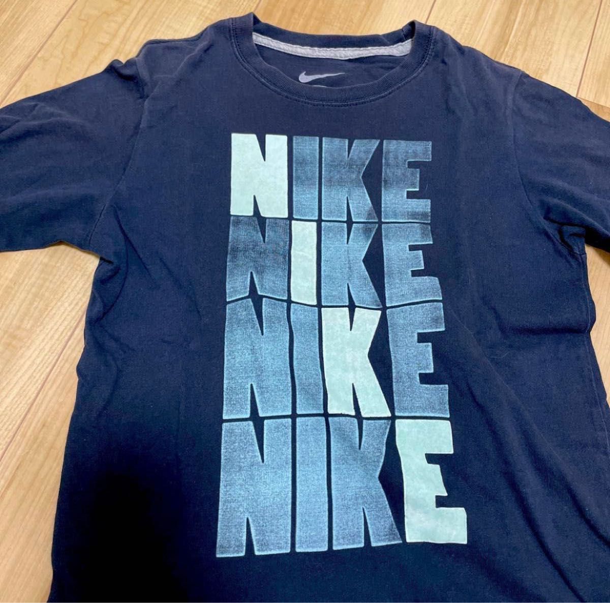 【NIKE】ロゴ入り半袖Tシャツ&ベージュ綿パン160 ㎝セット 半袖Tシャツ Tシャツ　ナイキ　セットアップ
