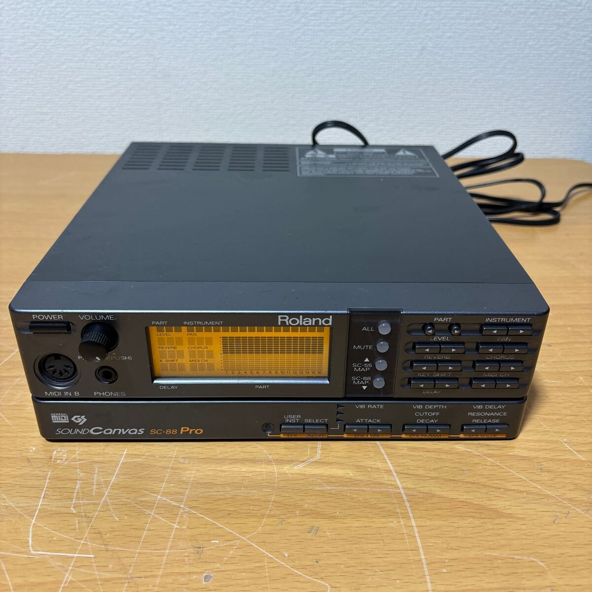 ローランド SOUND Canvas SC-88Pro Roland 通電のみ確認 動作未確認 ジャンクの画像1