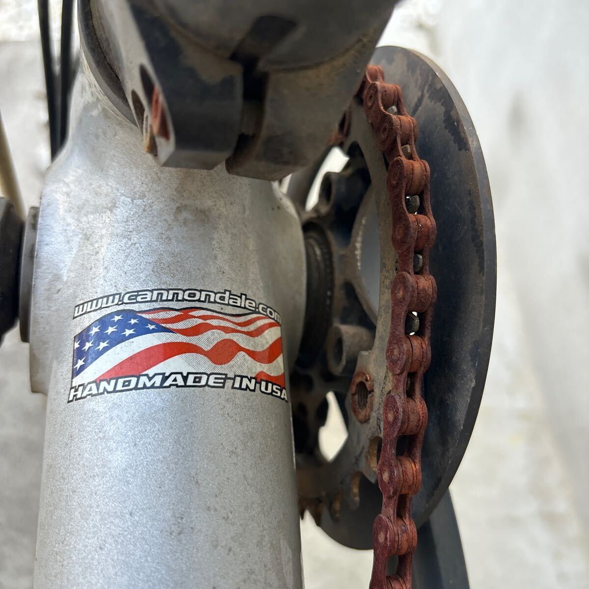 Cannondale（キャノンデール）HANDMADE IN USA 自転車 中古ジャンク 引き取り限定 の画像2