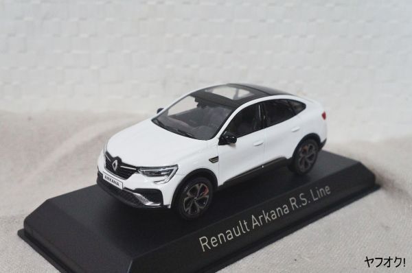 激安通販の ノレブ ルノー Arkana R.S.Line 1/43 ミニカー 白 アルカナ ノレブ