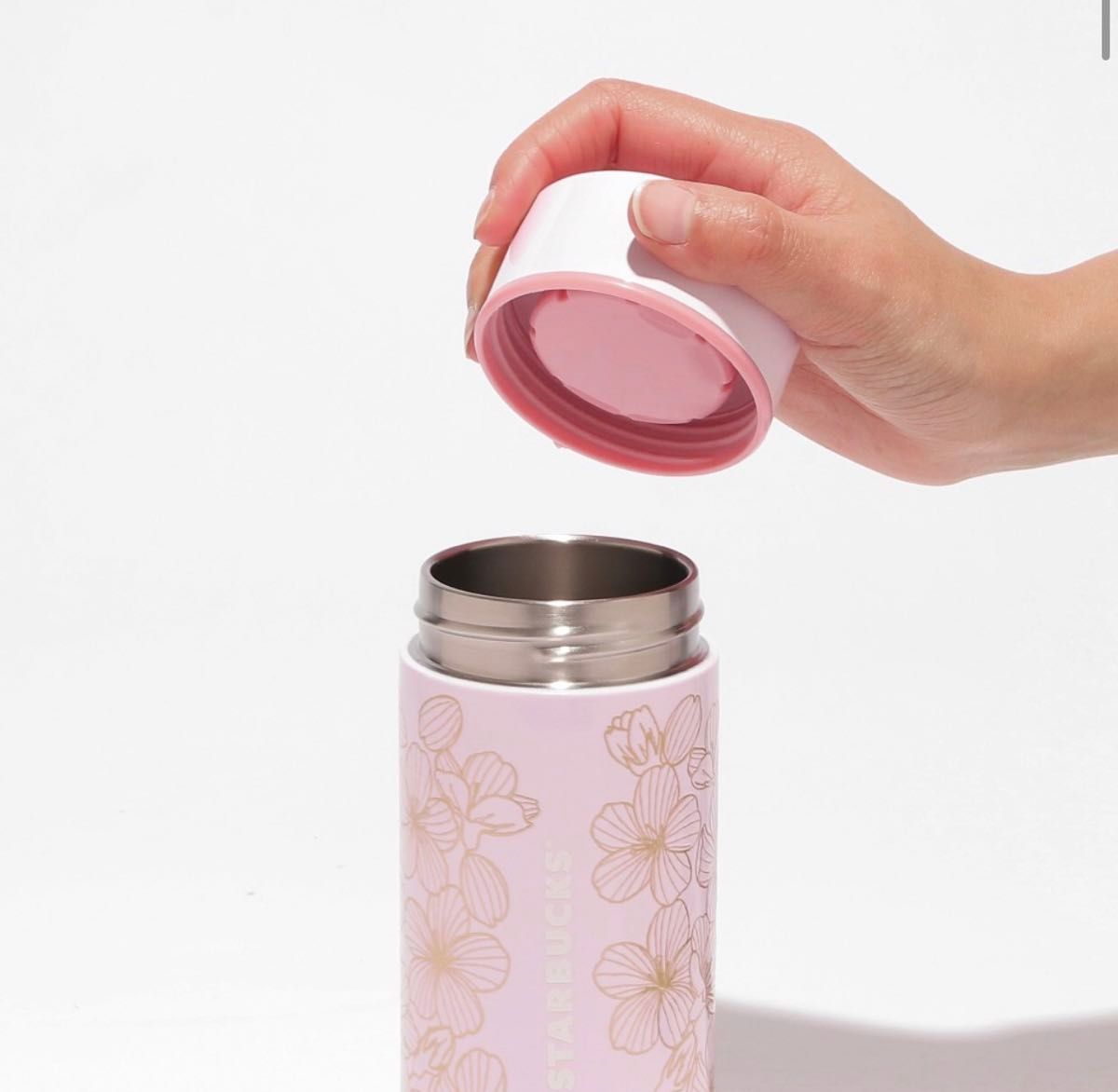 スタバ SAKURA2024ステンレスボトルグレースピンク355ml スタバ SAKURA2024ステンレスボトルグレースピンク355ml