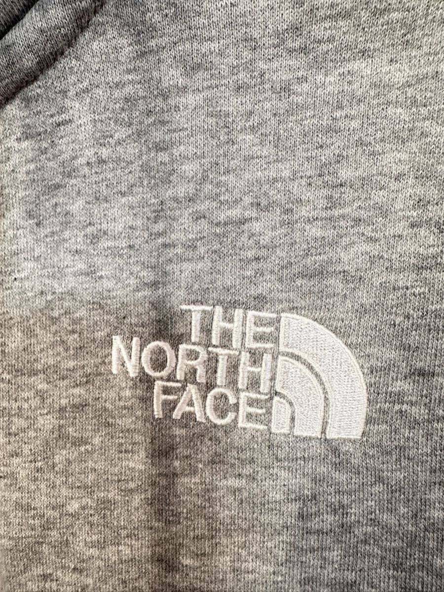 ☆THE NORTH FACE☆ ジップアップパーカー グレー フードロゴ 刺繍 ザ ノースフェイス_画像7