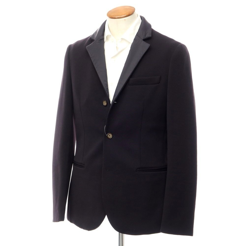 【中古】ジョルジオアルマーニ GIORGIO ARMANI ナイロンジャージー ジャケット【サイズ48】 BPD